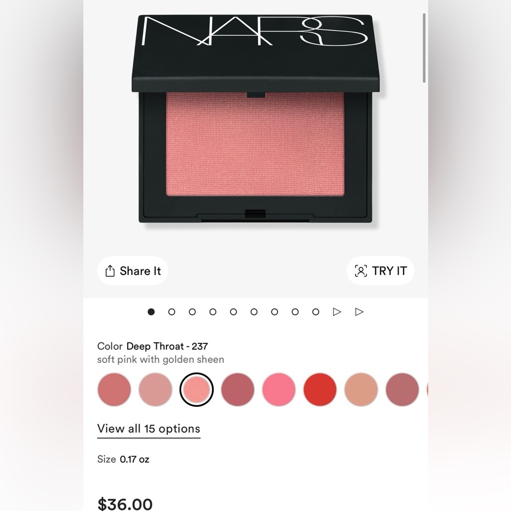 NARS Deep Throat Blush